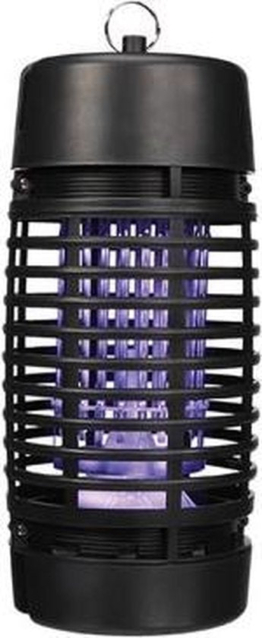 Perel Insektenvernichter, elektrisch, uv-beleuchtet, Spannungsgitter 1000 V, herausnehmbarer Auffangbehälter, 25 m², schwarz
