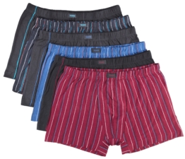 Retro-Shorts, 6er-Pack, farblich sortiert, Größe 9
