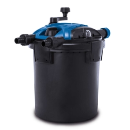 Teichdruckfilter Set PFS8000 Scheppach - 8000 L/h Fördermenge | 11 W UV-C Lampe | Teichfilter