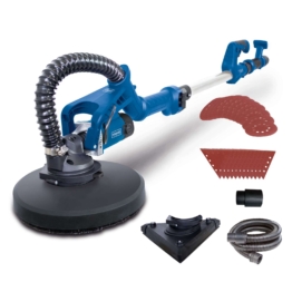 Wand- und Deckenschleifer DS930 Scheppach - 710W | Variable Drehzahl | inkl. Rund & Eck-Schleifkopf