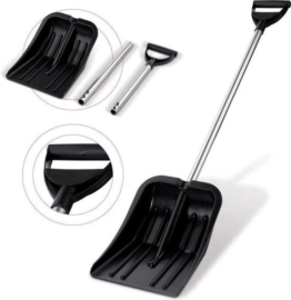 All Ride Schneeschaufel - Leicht zu demontieren - Kunststoff - 94 cm - Schwarz