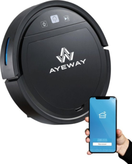 AyeWay 3 in 1 Staubsaugerroboter - Wischroboter - Staubsaugerroboter - Wischsystem - kabellos - mit App