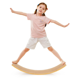 Coast Wooden Balance Board Bambusbrett 90 x 30 x 16,5 cm Natur