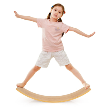 Coast Wooden Balance Board Bambusbrett 90 x 30 x 16,5 cm Natur