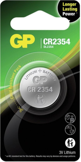 GP - CR2354 - u.a. für Tesla Autoschlüssel - Knopfzelle Lithium 3 V 560 mAh