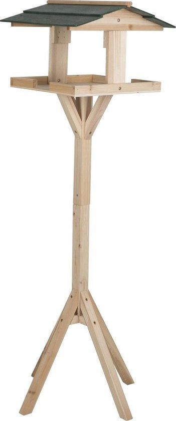 Lifetime Garden - Vogelhaus auf Stange - 115 x 35 x 35 CM - Schützt Vogelfutter vor Sonne und Regen - für Garten und Balkon