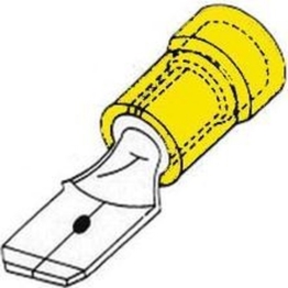 Stecker 6.4Mm Gelb