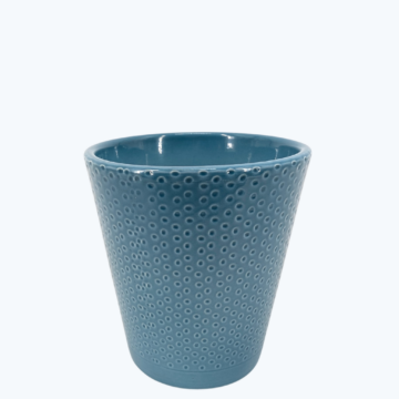 Übertopf Vase in Nadeloptik in verschiedenen Farben (9cm Töpfe)