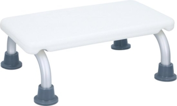 Vivamore Badetreppe - max 150 kg - 40 x 31 x 14,5 cm - Weiß