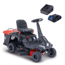 Benzin-Aufsitzrasenmäher MR200-61 Scheppach - 4,8PS | 61cm Schnittbreite | 150L Fangsack | 2600m² Rasenfläche