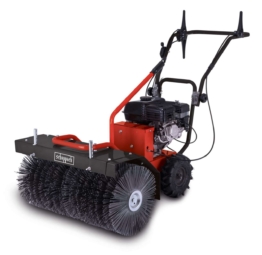 Benzin Kehrmaschine SC2700P Scheppach - 5,5PS | 70cm Kehrbreite | 1x Vor- 1x Rückwärtsgang | inkl. Auffangbehälter & Schneeschild