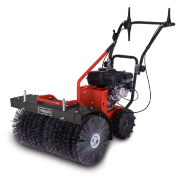 Benzin Kehrmaschine SC2700P Scheppach - 5,5PS | 70cm Kehrbreite | 1x Vor- 1x Rückwärtsgang | inkl. Auffangbehälter & Schneeschild