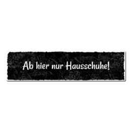 Black Vintage - Schild mit Wunschtext 30 x 7.5 cm