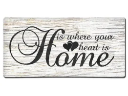 Blechschild Retro Vintage mit Vintage Schrift 30 x 15 cm