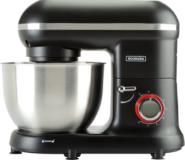 Bourgini Classic Kitchen Chef Küchenmaschine - 4.5L Rührschüssel - Küchenmaschine - Küchenroboter - 1300W- Schwarz
