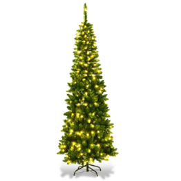 Coast 225 cm Weihnachtsbaum hochwertiges PVC Nadeln Bleistift Weihnachtsbaum grün
