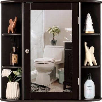 Coast -Badezimmer - Medizinschrank - Braun - 66 x 16,7 x 63 cm