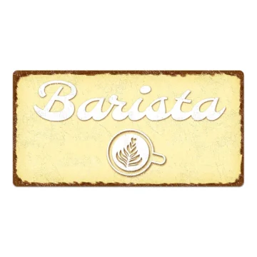 Dekoschild im Vintagestyle mit Wunschtext gelb 30 x 15 cm