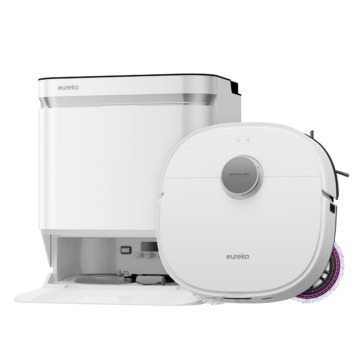 Eureka J15 Pro Ultra White Saug/Wischroboter All-in One Dock Vacuum Cleaning & Mopping and Auto Dock