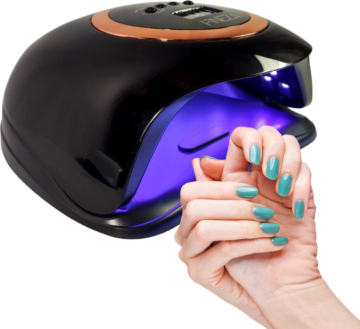 Fineza UV-Lampe Gel-Nägel - Nageltrockner LED-Lampe Nägel - Gellack Nageltrockner - Nagellampe - Schwarz