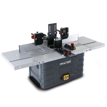 Fräsmaschine PX-TFM-40 Practixx - 230V 1500W | Spannzangen 6/8/12mm | Spindelhöhe 40mm