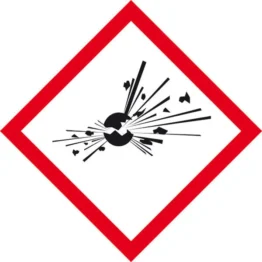 GHS-Gefahrenpiktogramm »Symbol 01: explodierende Bombe«