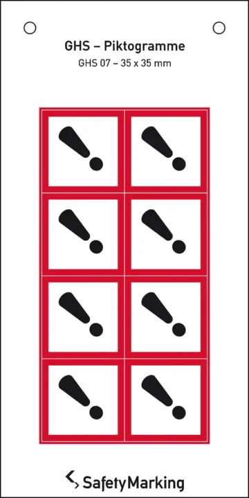 GHS-Gefahrenpiktogramm »Symbol 07: Ausrufezeichen«