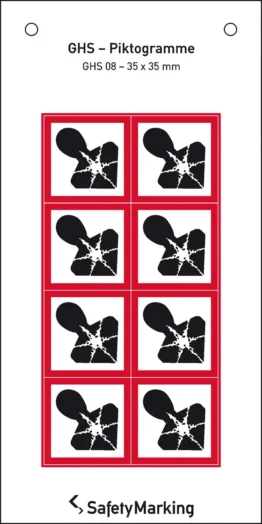 GHS-Gefahrenpiktogramm »Symbol 08: Gesundheitsgefahr«