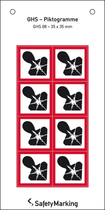 GHS-Gefahrenpiktogramm »Symbol 08: Gesundheitsgefahr«