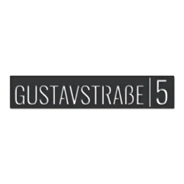 Hausnummer aus Edelstahl - Modern Steel Design 3 - 32 x 6,7 cm