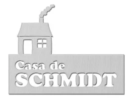 Hausschild aus Edelstahl mit Wunschtext Typ 19