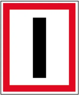 Hinweisschild für die Feuerwehr »Brandmauer«