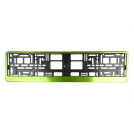 Kennzeichenhalter apfelgrün metallic - pro Stück
