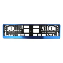 Kennzeichenhalter Blue Butlerfinish - pro Stück