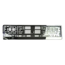 Kennzeichenhalter Chrom Silber - pro Stück