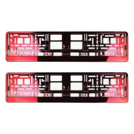 Kennzeichenhalter Chrom Watermelon - pro Paar