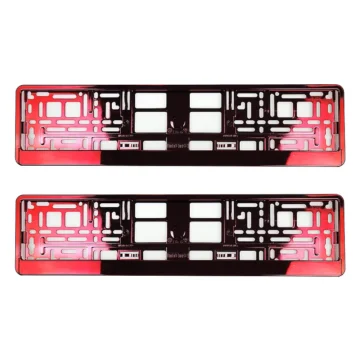 Kennzeichenhalter Chrom Watermelon - pro Paar