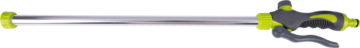 Kinzo Sprinklerkopf Gartenschlauch - Bewässerungssystem - 66 x 9 x 3,5 CM - mit 27 Bewässerungslöchern - 1/2 Anschluss für Gartenschlauch - Grün/Grau