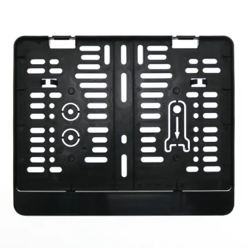 Motorrad-Kennzeichenhalter in schwarz 280 x 200 mm
