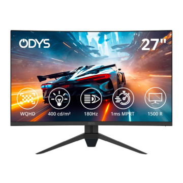 ODYS Q27 PRO-X 27 Zoll Curved Monitor WQHD