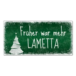 Schild Weihnachten mit Wunschtext - Farbe grün - Format 20 x 10 cm