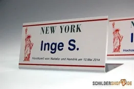 Tischkarten - Aufsteller individuell gestaltet 50 Stück