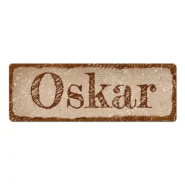 Türschild Shabby Look cappuccino 10 x 3.5 cm