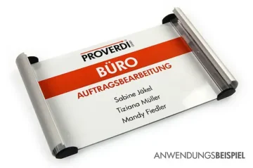 Türschild zum Selbstbeschriften in A4
