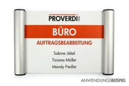 Türschild zum Selbstbeschriften in A5