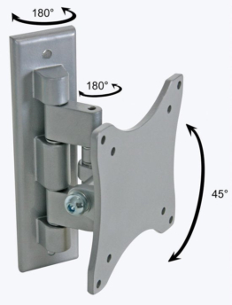 TV-WANDBASIS - 13"-27" (33-69 cm) - max. 15 kg