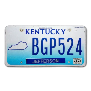 US Kennzeichen Kentucky