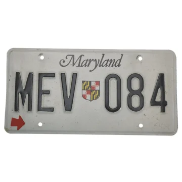 US Kennzeichen Maryland - original Nummernschild aus den USA