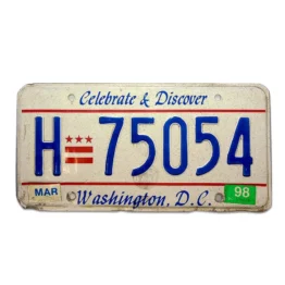US Kennzeichen Washington DC - original Nummernschild aus den USA