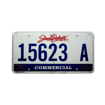 US Nummernschild South Dakota - original Nummernschild aus den USA